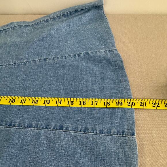 Vintage Liz Claiborne linen/cotton denim look skirt - Picture 10 of 10